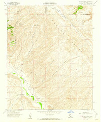 Holland Canyon 1961 topographic map thumbnail