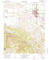 Hollister 1955 topographic map thumbnail