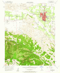 Hollister 1955 topographic map thumbnail
