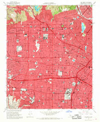 Hollywood 1966 topographic map thumbnail