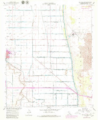 Holtville East 1957 topographic map thumbnail