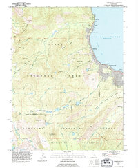 Homewood 1992 topographic map thumbnail