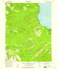 Homewood 1955 topographic map thumbnail