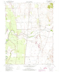 Honcut 1952 topographic map preview