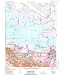 Honker Bay 1953 topographic map thumbnail
