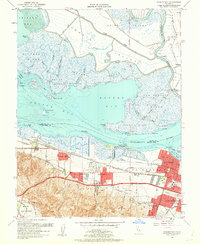 Honker Bay 1953 topographic map thumbnail