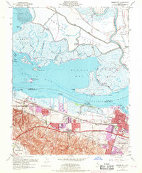 Honker Bay 1953 topographic map thumbnail