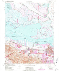 Honker Bay 1953 topographic map thumbnail