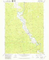 Hoopa 1979 topographic map thumbnail