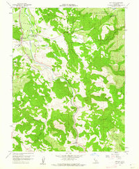 Hopland 1960 topographic map thumbnail