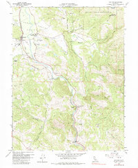 Hopland 1960 topographic map thumbnail