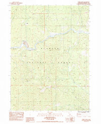 Horse Creek 1983 topographic map thumbnail