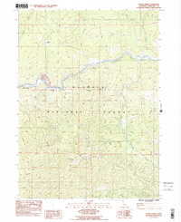 Horse Creek 1983 topographic map thumbnail