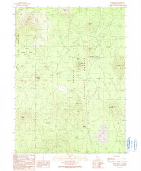 Horse Peak 1990 topographic map thumbnail