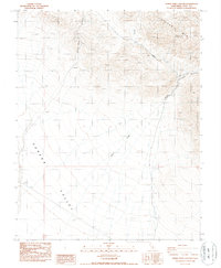 Horse Thief Canyon 1987 topographic map thumbnail