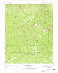 Horsecamp Mountain 1947 topographic map thumbnail