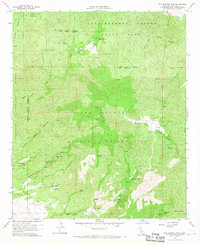 Hot Springs Mtn. 1960 topographic map thumbnail