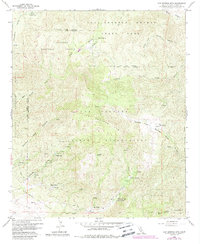 Hot Springs Mtn. 1960 topographic map thumbnail