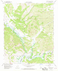 Huasna Peak 1967 topographic map thumbnail