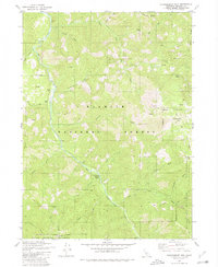 Huckleberry Mtn. topographic map thumbnail
