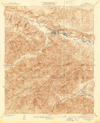 Hughes Lake topographic map thumbnail