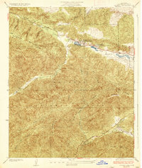 Hughes Lake 1937 topographic map thumbnail