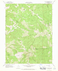 Hull Mountain 1967 topographic map thumbnail