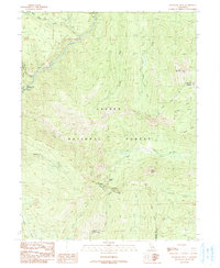 Humboldt Peak 1991 topographic map thumbnail