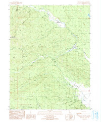 Humbug Valley 1991 topographic map thumbnail