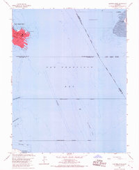 Hunters Point 1956 topographic map thumbnail