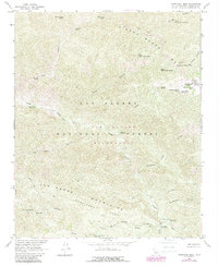 Hurricane Deck 1964 topographic map thumbnail