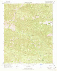 Hurricane Deck 1964 topographic map thumbnail