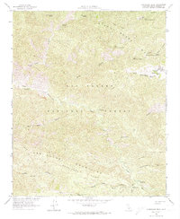 Hurricane Deck 1964 topographic map thumbnail