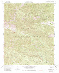 Hurricane Deck 1964 topographic map thumbnail