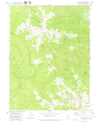 Iaqua Buttes 1979 topographic map thumbnail