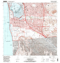 Imperial Beach 1996 topographic map thumbnail