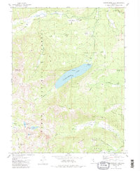 Independence Lake 1981 topographic map thumbnail