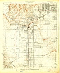Inglewood 1924 topographic map thumbnail
