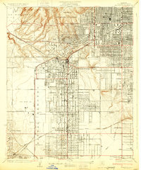 Inglewood 1930 topographic map thumbnail