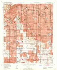 Inglewood 1950 topographic map thumbnail