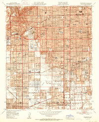 Inglewood 1952 topographic map thumbnail