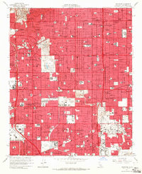 Inglewood 1964 topographic map thumbnail