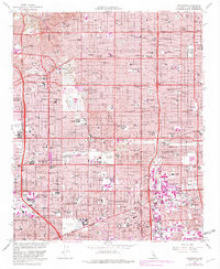 Inglewood 1964 topographic map thumbnail