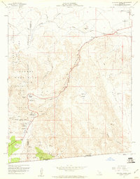 In-ko-pah Gorge 1959 topographic map thumbnail