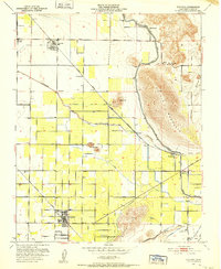 Ivanhoe 1950 topographic map preview