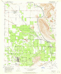 Ivanhoe 1950 topographic map thumbnail