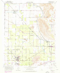 Ivanhoe 1950 topographic map thumbnail