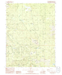 Jacks Backbone 1985 topographic map thumbnail