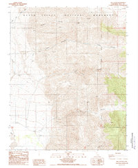 Jail Canyon 1988 topographic map thumbnail