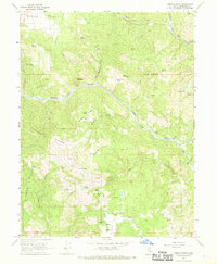 Jamison Ridge 1967 topographic map thumbnail
